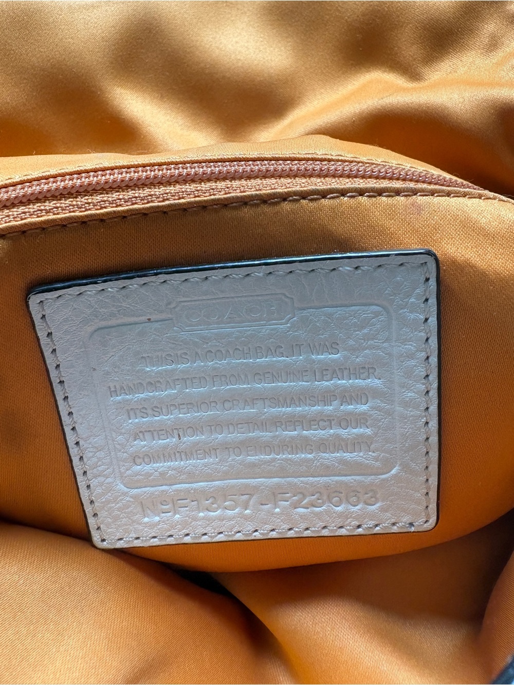 Coach Genuine Leather Crossbody Bag - Picture 4 of 8